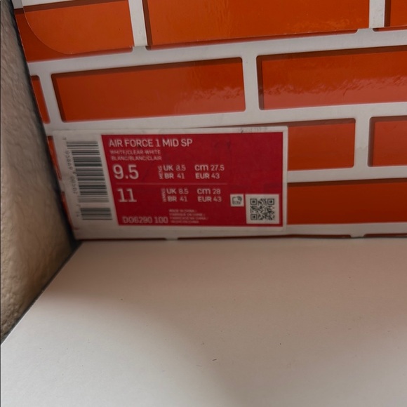 Mens Off-White c/o  Air Force Mid SP US size 9.5 - Picture 5 of 7